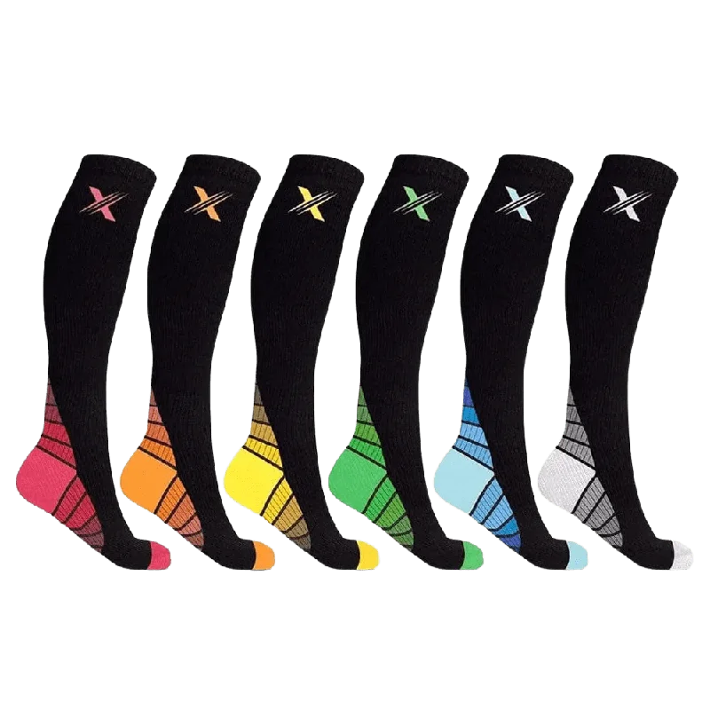 Sports Lightweight Compression Socks (6-Pairs)