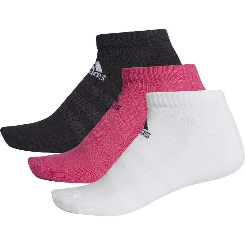 adidas Cushioned (3 Pack) Low Cut Training Socks - Multi