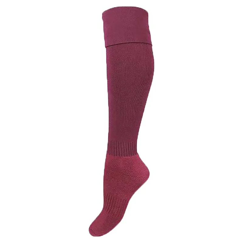 Adult's Maroon Elite Socks