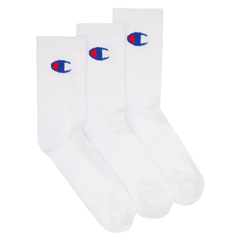 Adult's Sport C Logo Crew Socks (3 Pack)