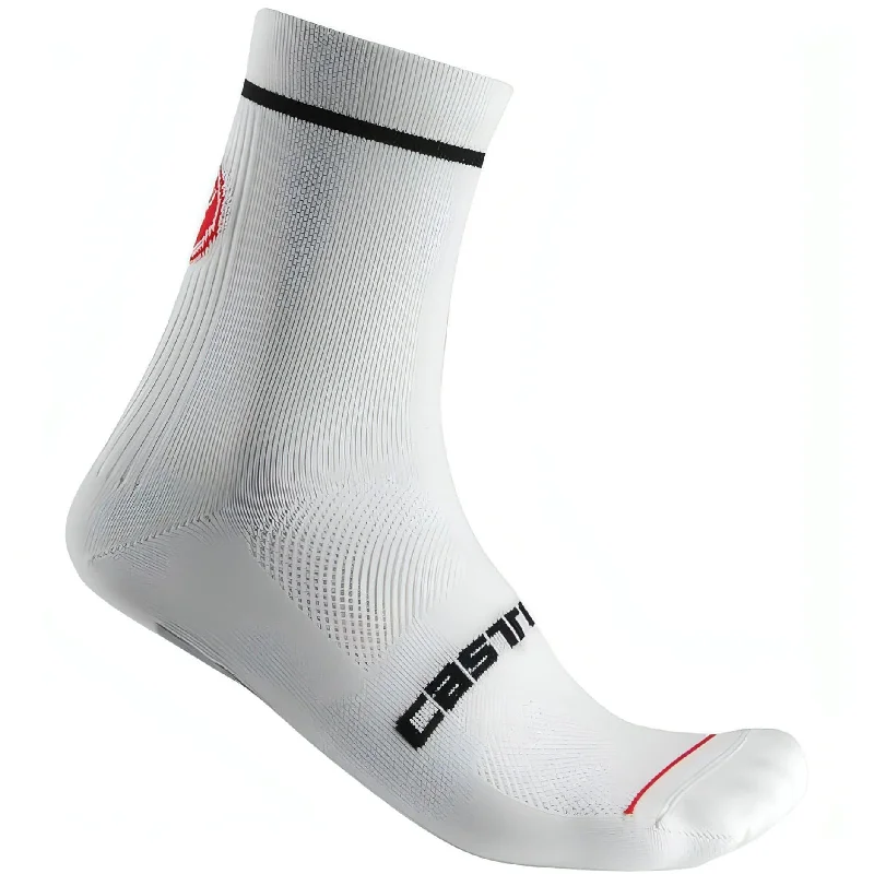 Castelli Entrata 13 Cycling Socks - White