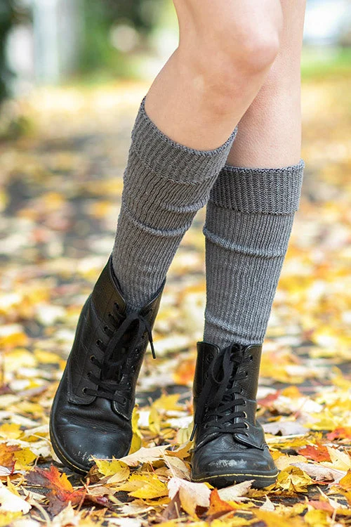 Cuffable Scrunchable Knee High Socks