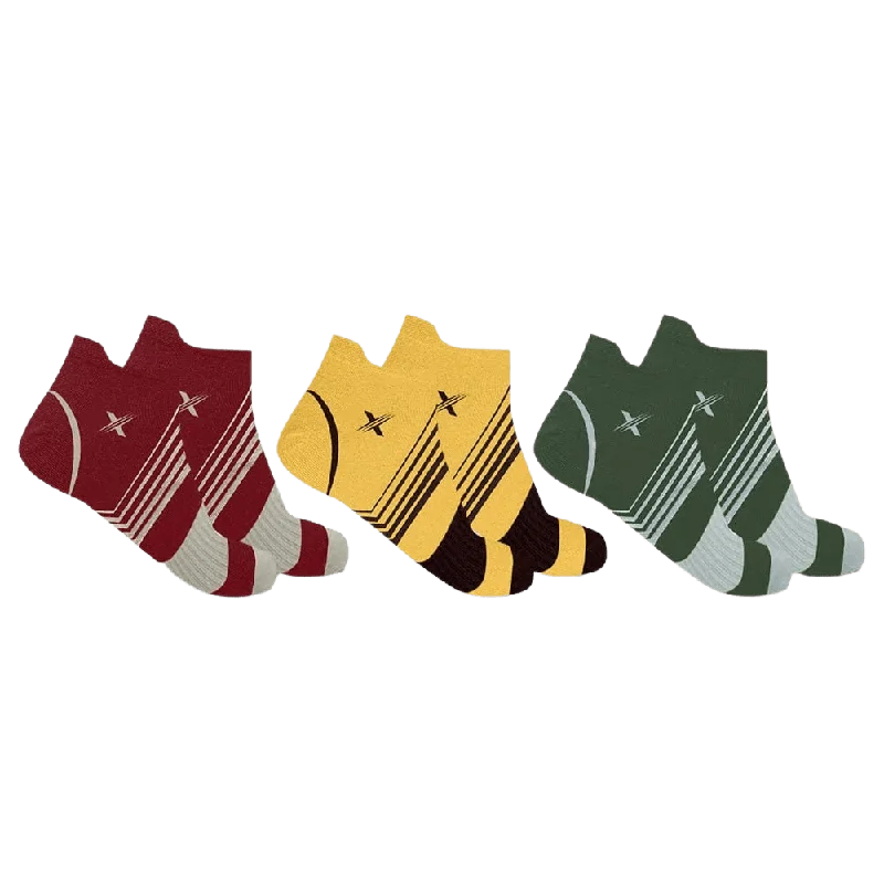 Fall Inspired Ankle Socks (3-Pack Assorted)