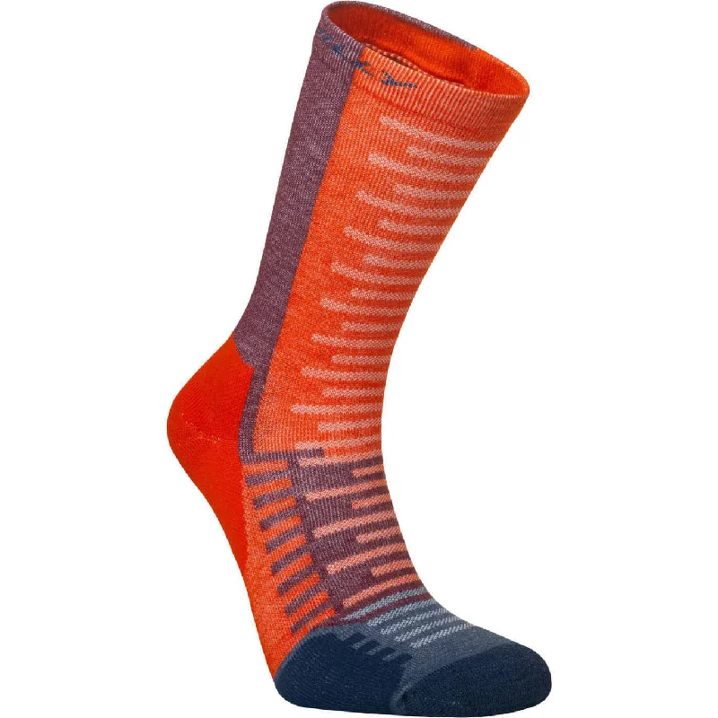 Hilly Active Crew Running Socks - Orange