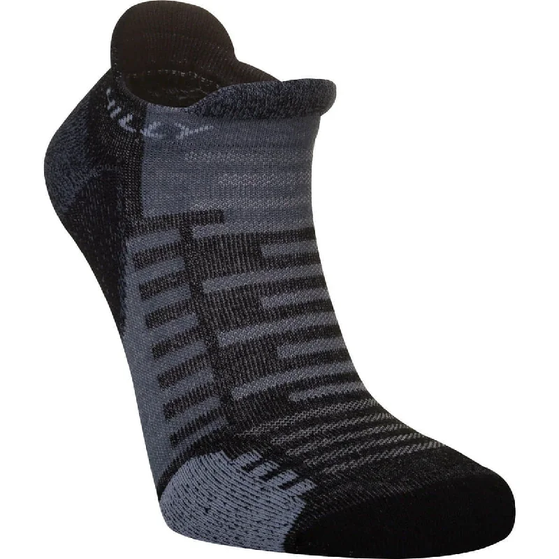 Hilly Active Socklet Running Socks - Black