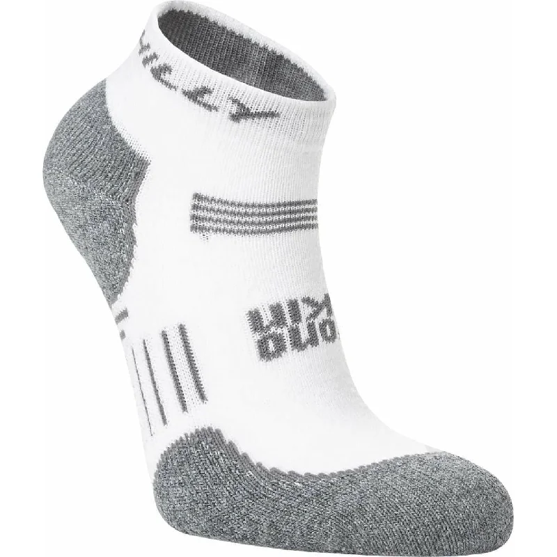 Hilly Supreme Max Quarter Running Socks - White