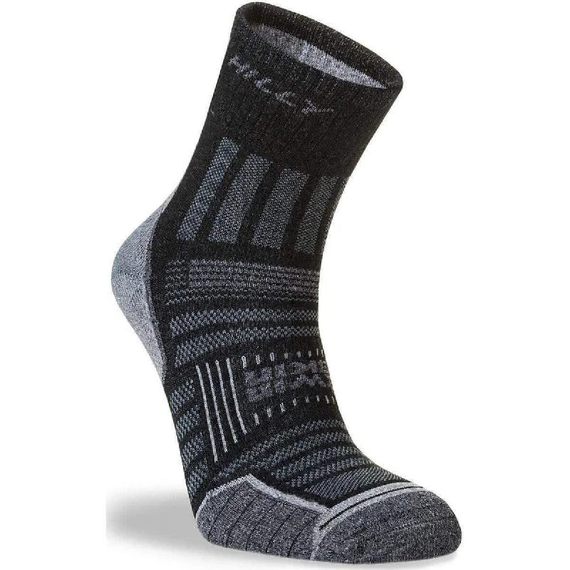 Hilly Twin Skin Anklet Running Socks - Black