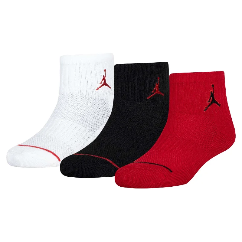 Junior's Jumpman Quarter Socks (3 Pack)