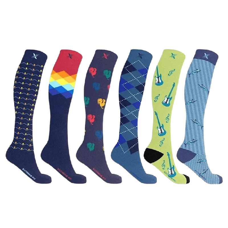 Men's Collection Compression Socks (6-Pairs)