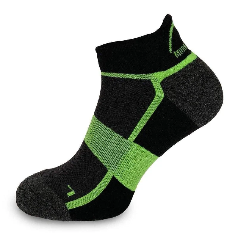 More Mile Bamboo Comfort Running Socks - Black