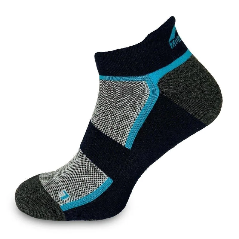 More Mile Bamboo Comfort Running Socks - Blue