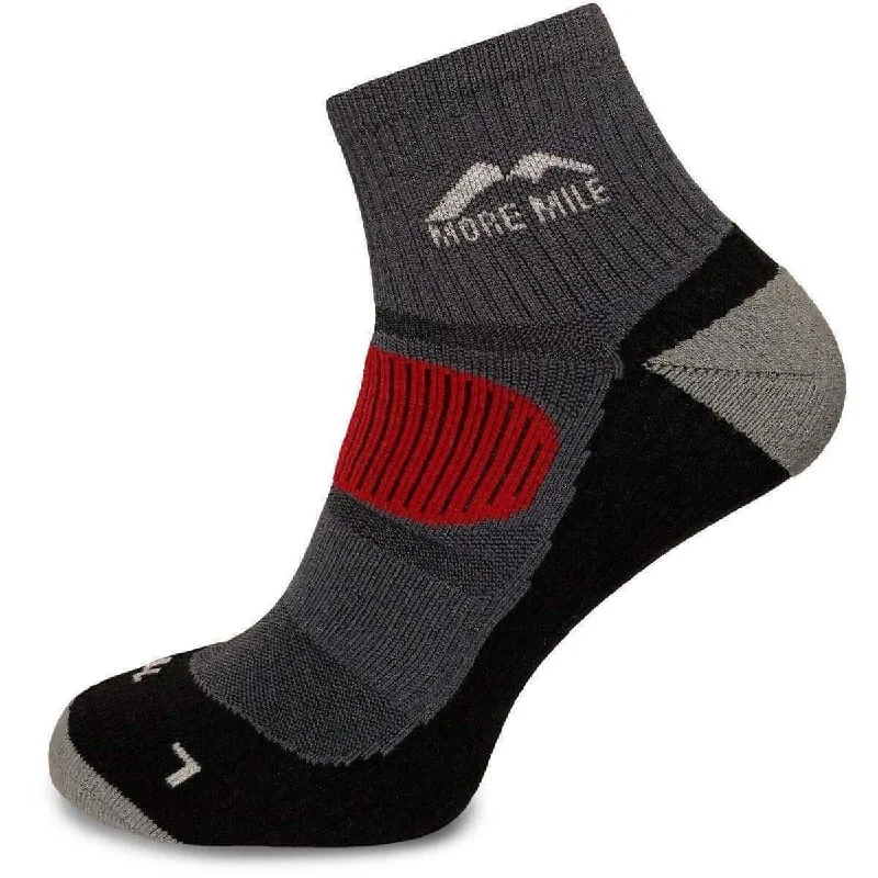 More Mile Cheviot Trail Running Socks - Grey