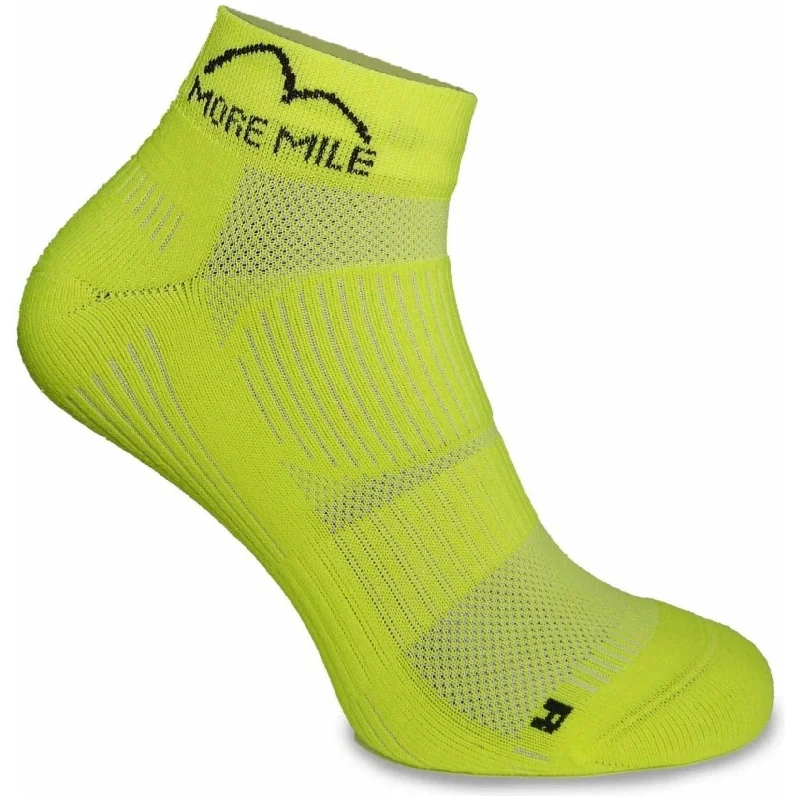 More Mile London 2.0 Eco Friendly Running Socks - Yellow