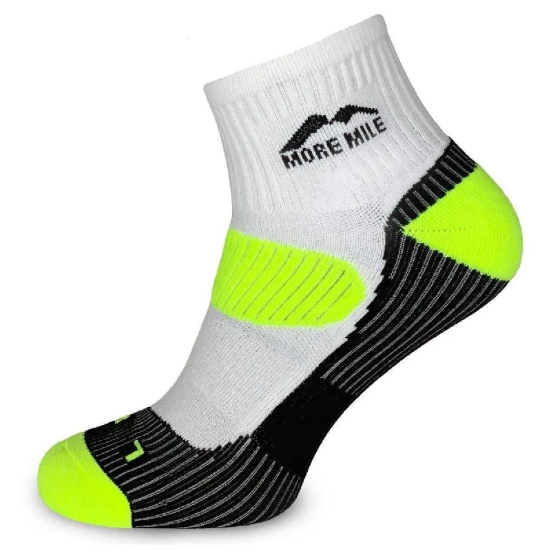 More Mile London Running Socks - White