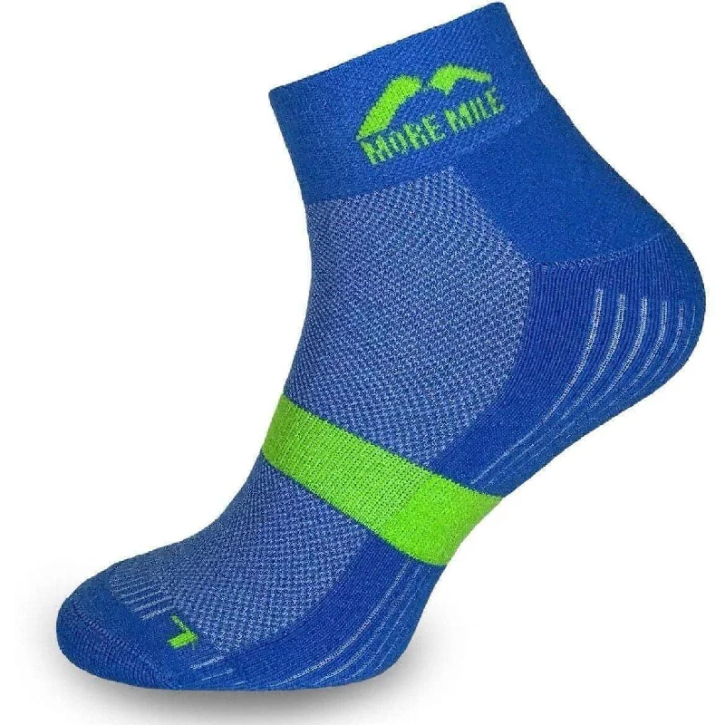 More Mile Preventer Double Layer Running Socks - Blue