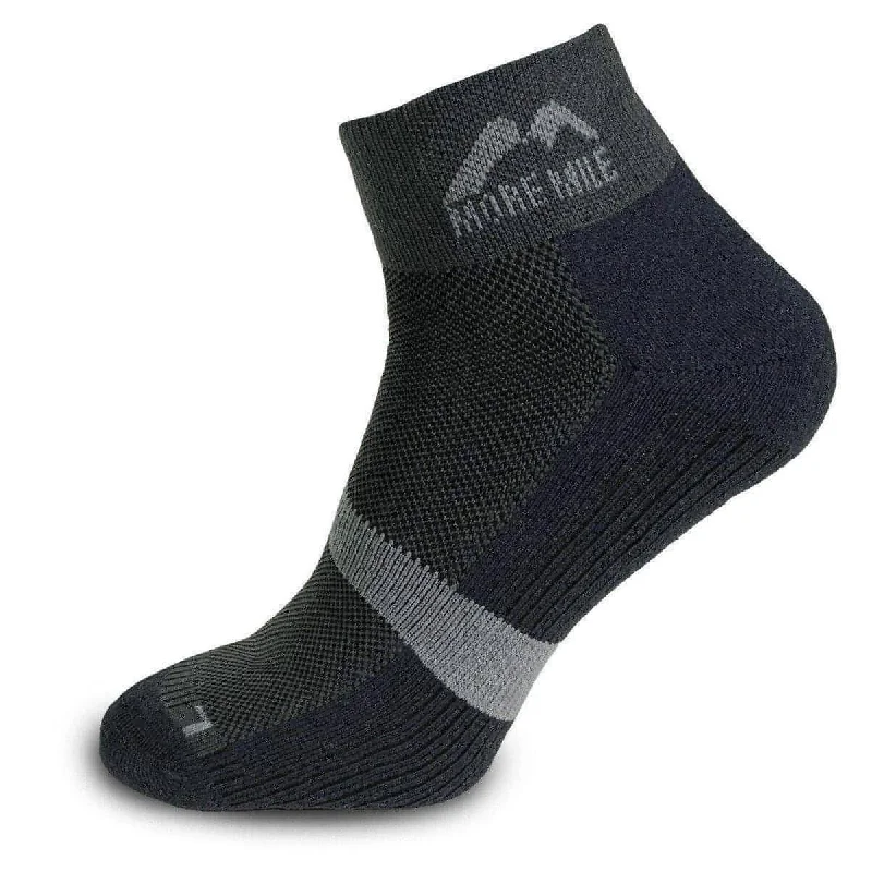 More Mile Preventer Double Layer Running Socks - Grey