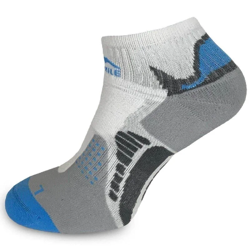 More Mile San Diego Running Socks - White