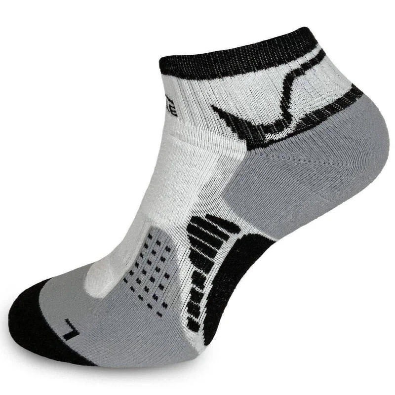 More Mile San Diego Running Socks - White