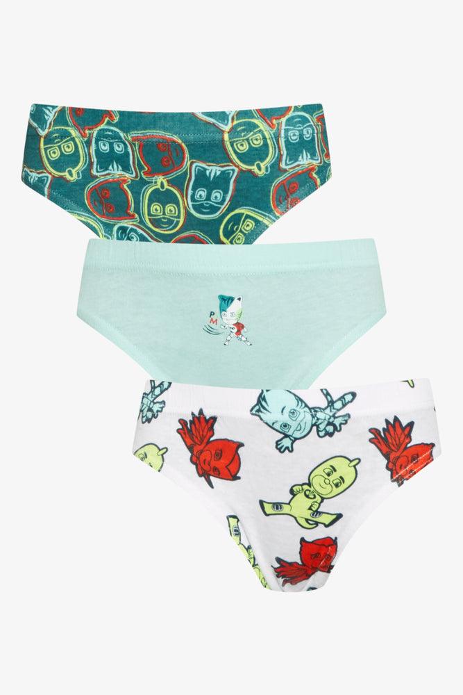 Pj Masks 3 Pack Briefs Green