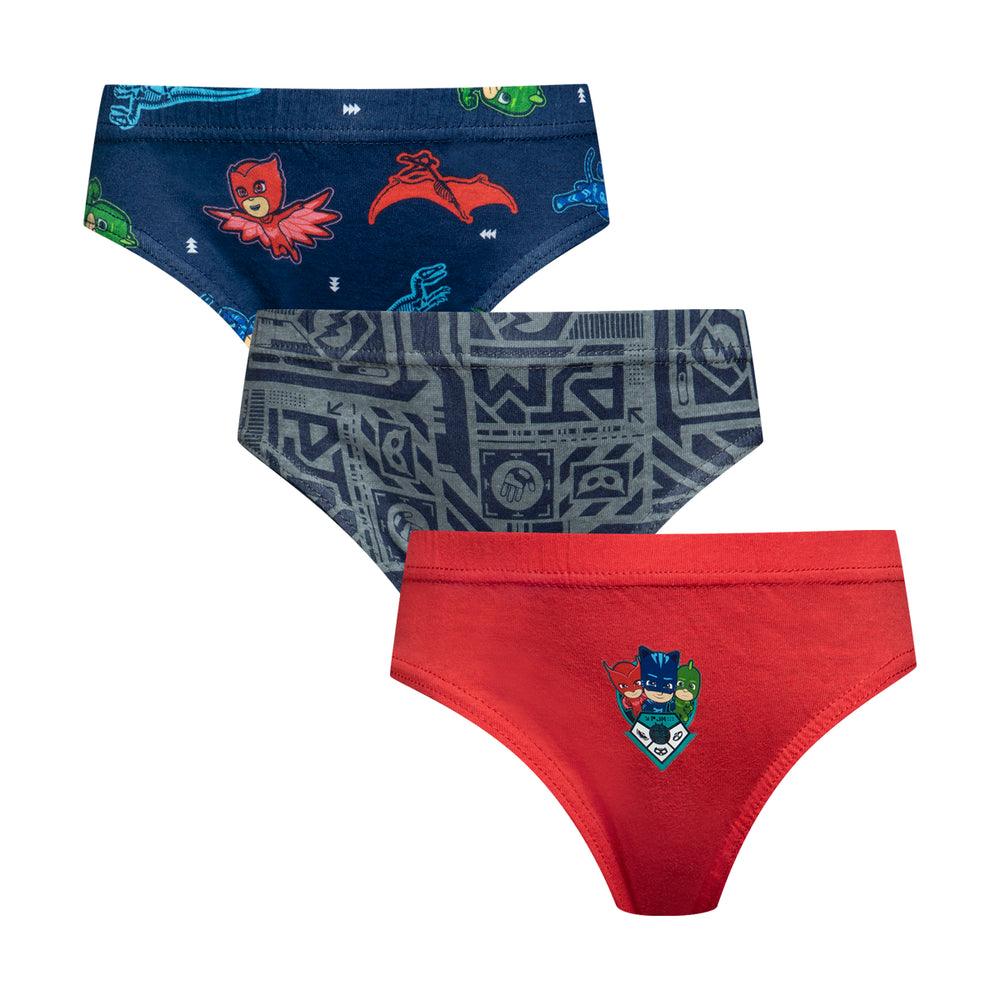 Pj Masks 3 Pack Briefs Red & Navy