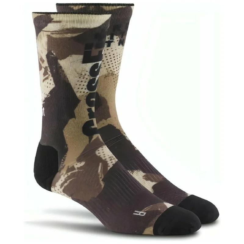 Reebok Crossfit Mens Camo Training Crew Socks - Brown