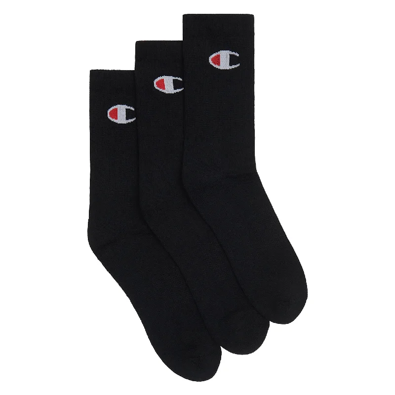 Adult's Sport C Logo Crew Socks (3 Pack)