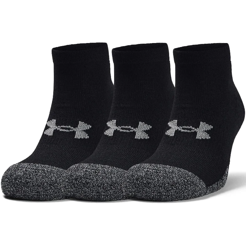 Under Armour HeatGear (3 Pack) Low Cut Socks - Black