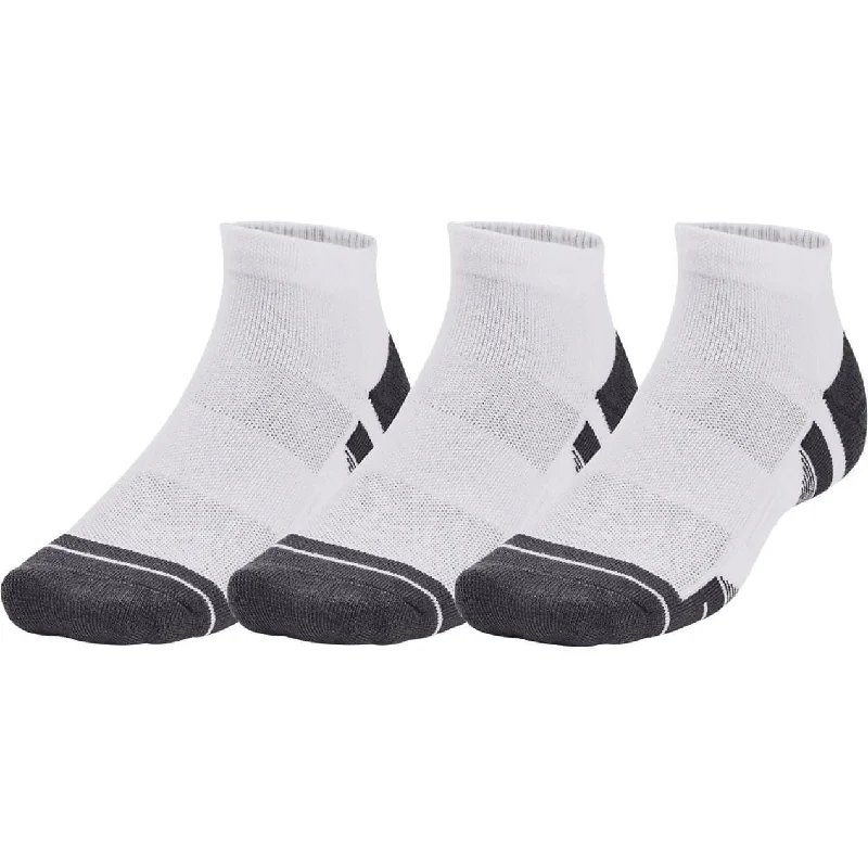 Under Armour Performance Tech (3 Pack) Low Cut Socks - White