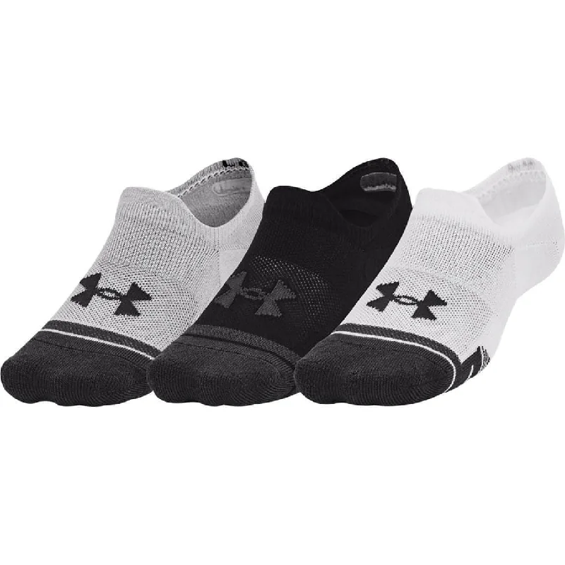 Under Armour Performance Tech (3 Pack) Ultra Low Tab Socks - Grey