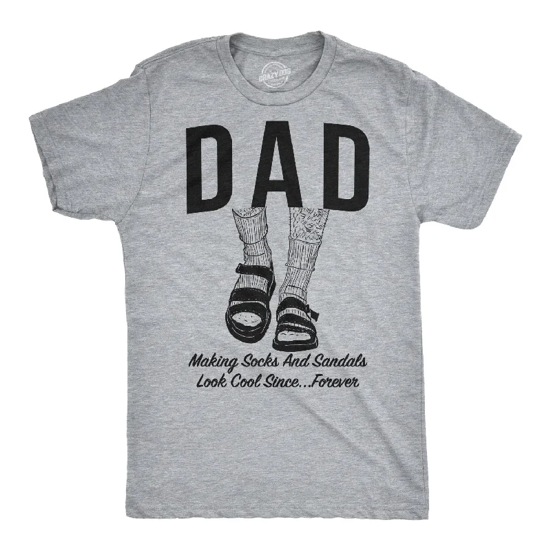 Dad Socks and Sandals Men's T Shirt