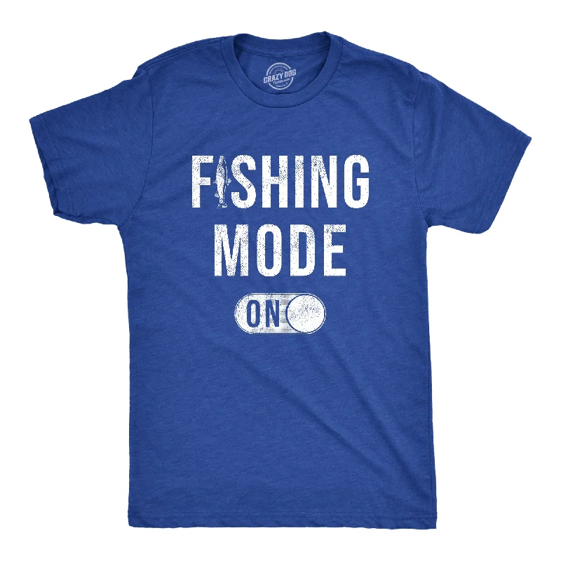 Fishing Mode On Men's T Shirt