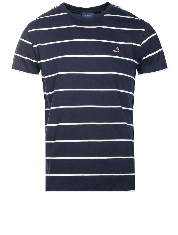 Br Stripe Short Sleeve T-Shirt Evening Blue