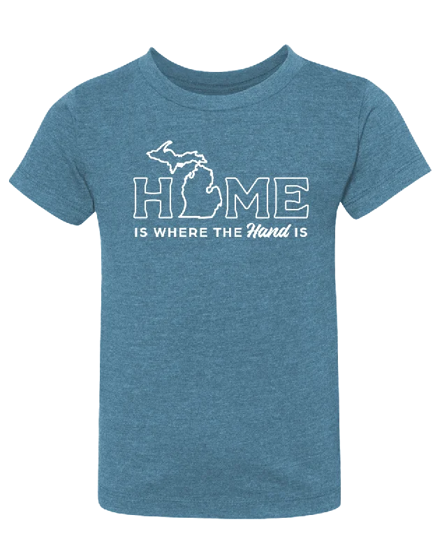 Home is Where the Hand Is Kids T-Shirt