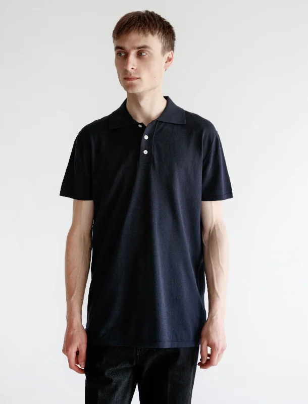 Short Sleeve Polo Navy