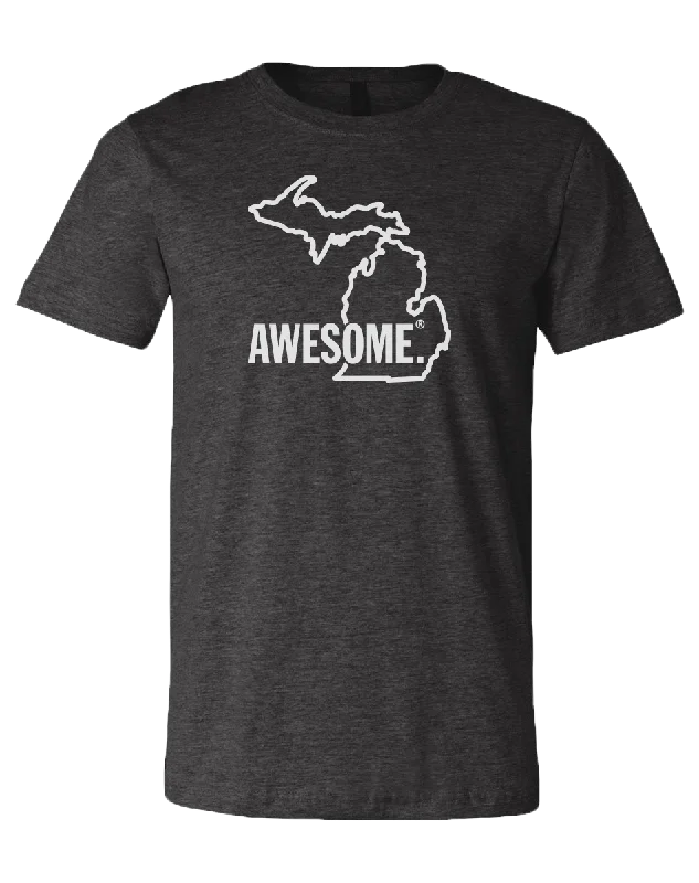 Michigan Awesome State Outline Unisex T-Shirt