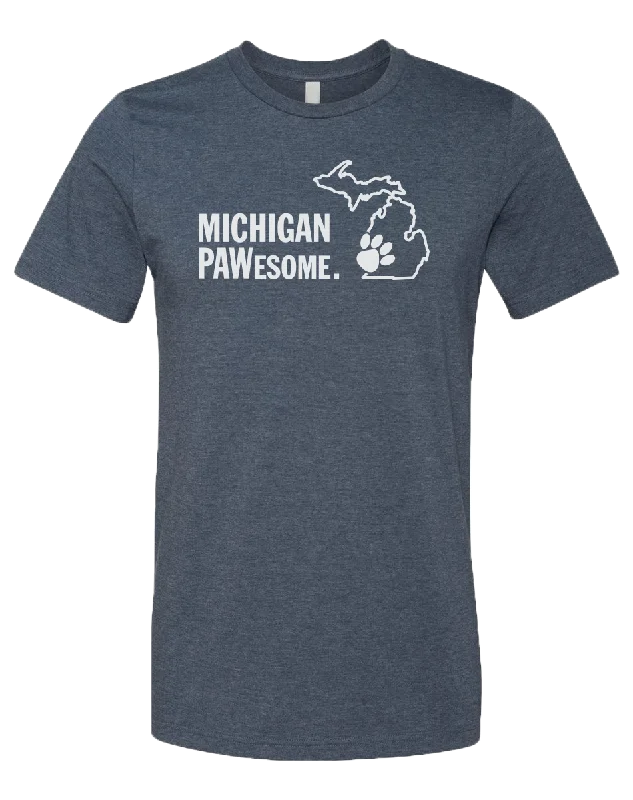 Michigan PAWesome Unisex T-Shirt