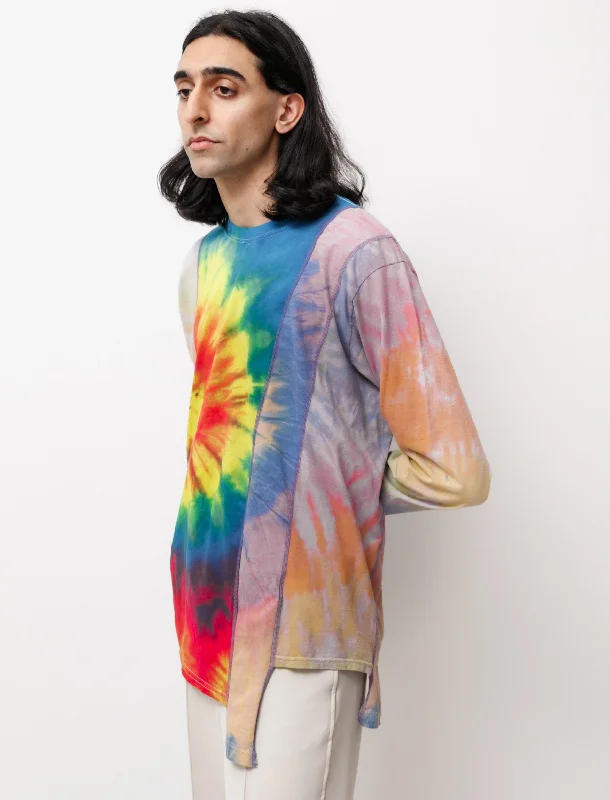 Rebuild by Needles 5 Cuts Tie Dye LS