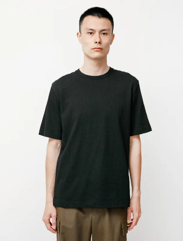 Loopwheel S/S Tee Black