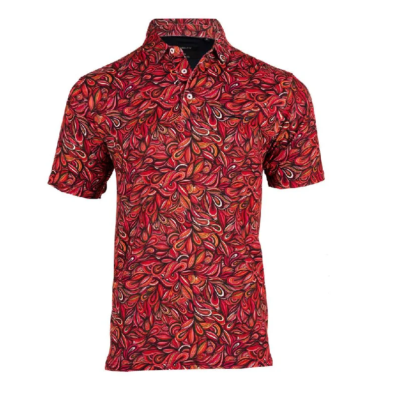 RED MAPLE MEN'S GOLF T-SHIRT