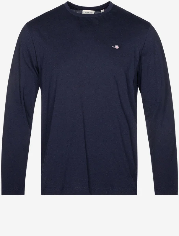 Regular Shield Long SLeeve T-Shirt Evening Blue