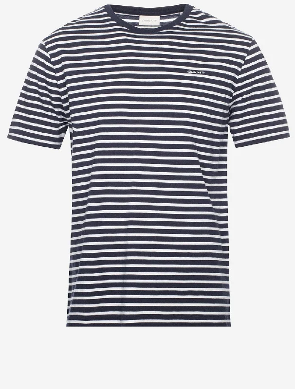 Striped T-Shirt Evening Blue