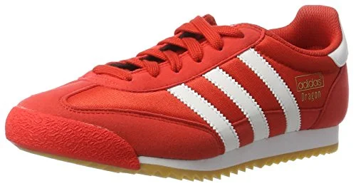 adidas Herren Dragon OG Trainer Low, Rot (Red/FTWR White/Gum)