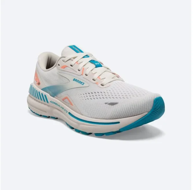 Brooks Adrenaline GTS 23 (Coconut/Papaya/Blue) - Women's