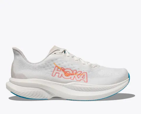 Hoka Mach 6 (White/Nimbus Cloud) - Women's