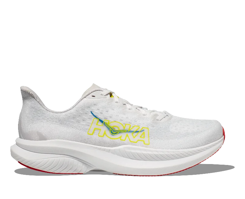 Men's Hoka Mach 6 (White/Nimbus Cloud)