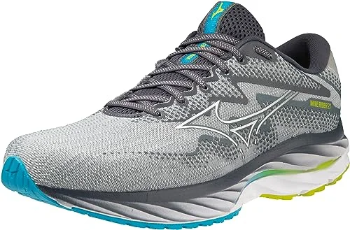 Mizuno Herren Running Shoes, Pblue White Bolt2neon, 42.5 EU