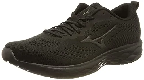 Mizuno Herren Wave Revolt Laufschuh, Black Black Dshadow, 44.5 EU