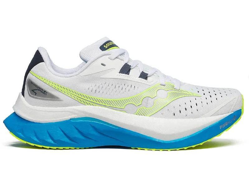 Saucony Endorphin Speed 4 (White/ Viziblue)-Women's