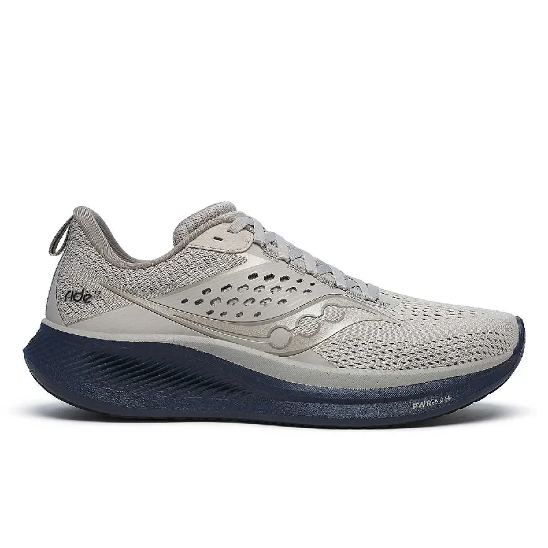 Saucony Ride 17 (Dove/Navy) - Men's