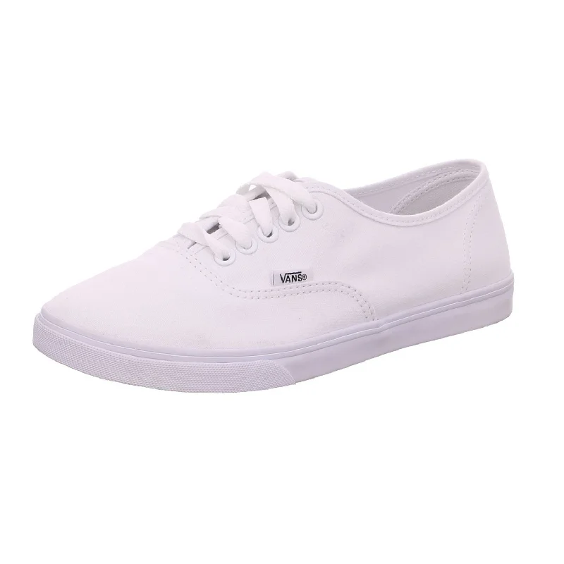 Vans Unisex Authentic Lo Pro Classic Canvas Sneaker, True White, 35 EU